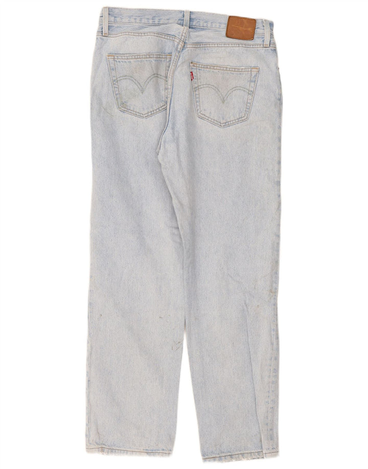 Levi's ženske 501 ravne traperice W28 L30 plavi pamuk