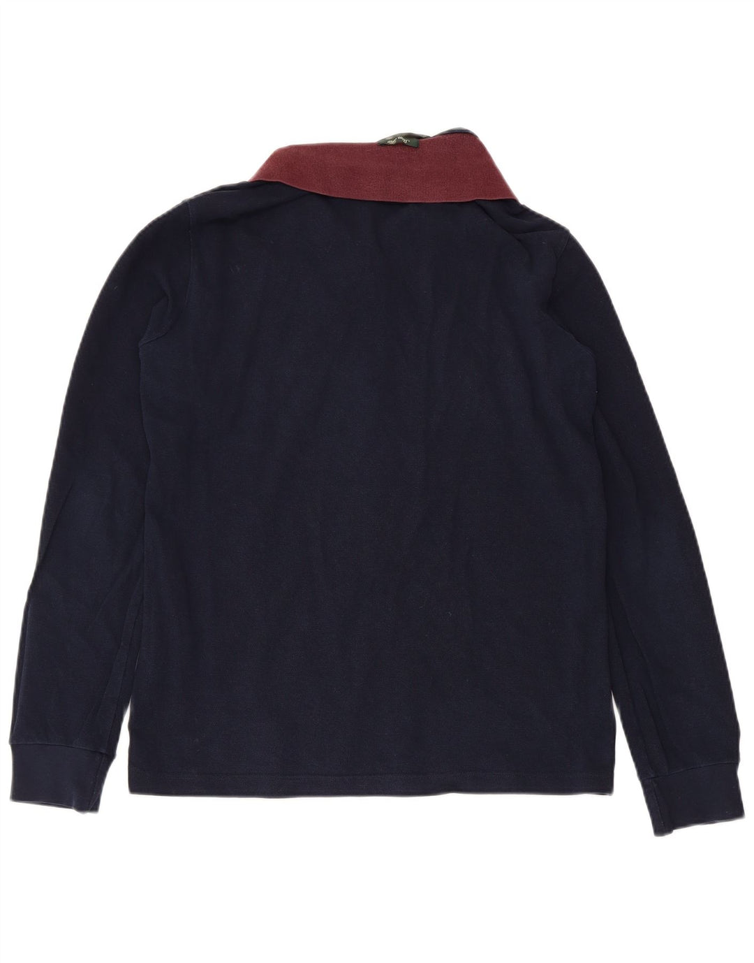 Fred Perry muška uska polo majica dugih rukava Srednje tamnoplavi pamuk