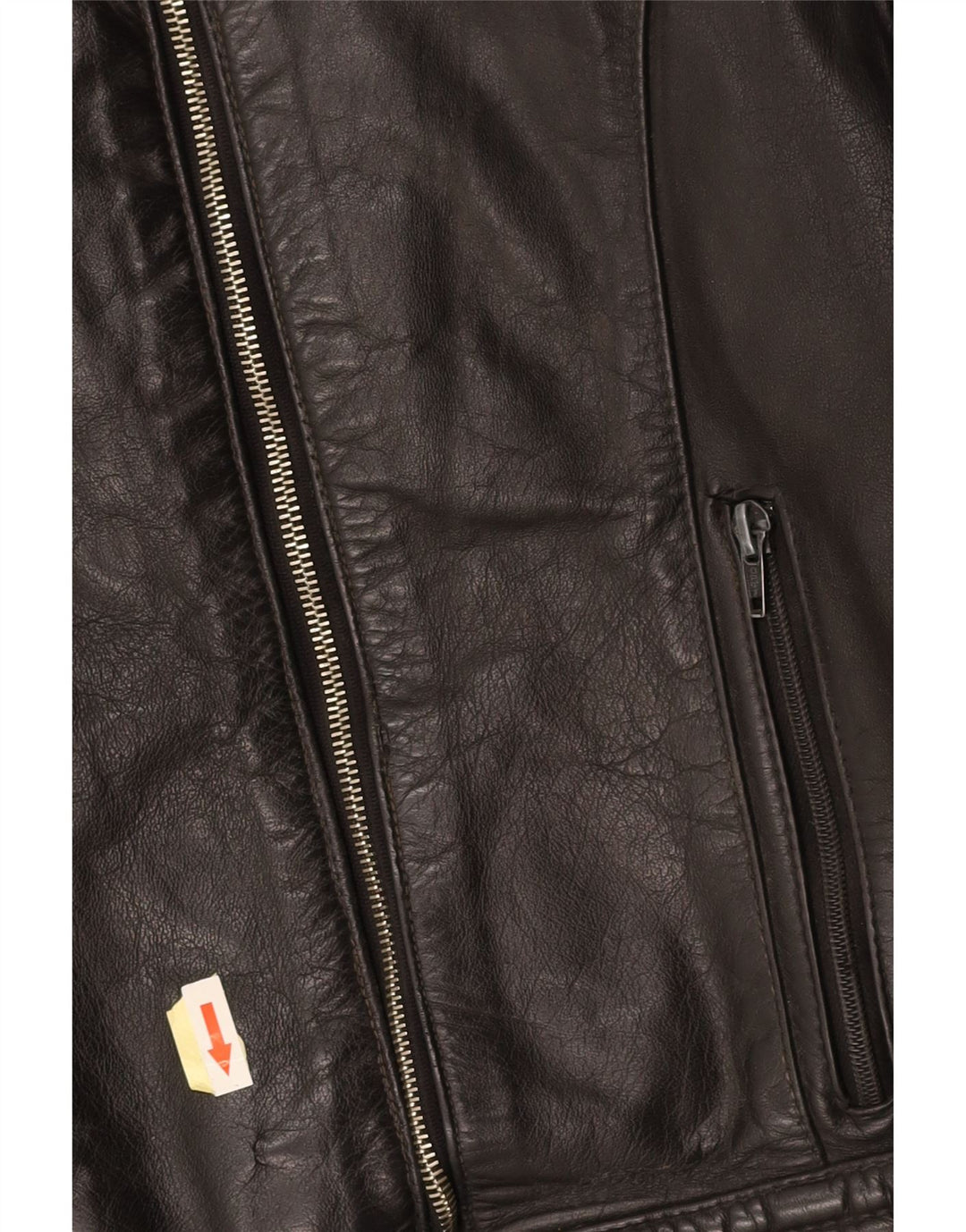 VINTAGE ženska kožna jakna UK 14 srednje crna