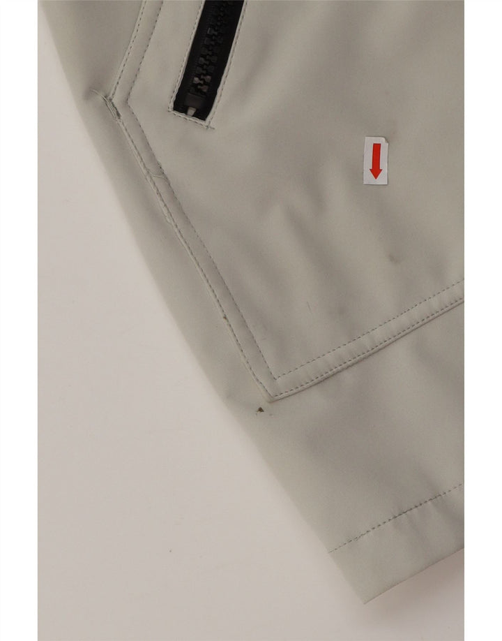 CALVIN KLEIN Ženska vjetrovka s kapuljačom UK 16 Veliki sivi poliester