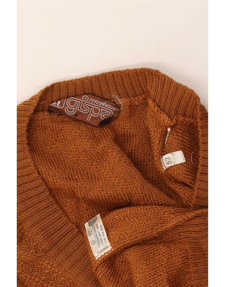 Gispa muški prsluk bez rukava IT 52 Large Brown Chevron Nova vuna
