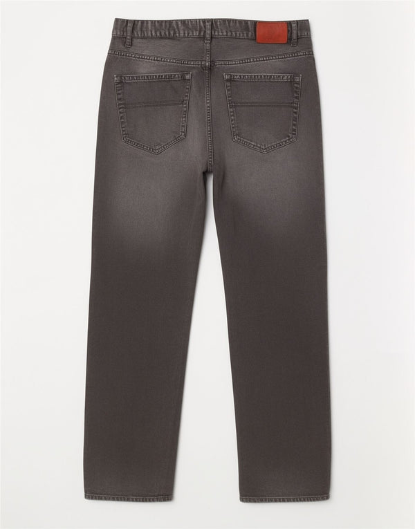 Gant ženske traperice Jason Regular Straight W34 L30 sivi pamuk
