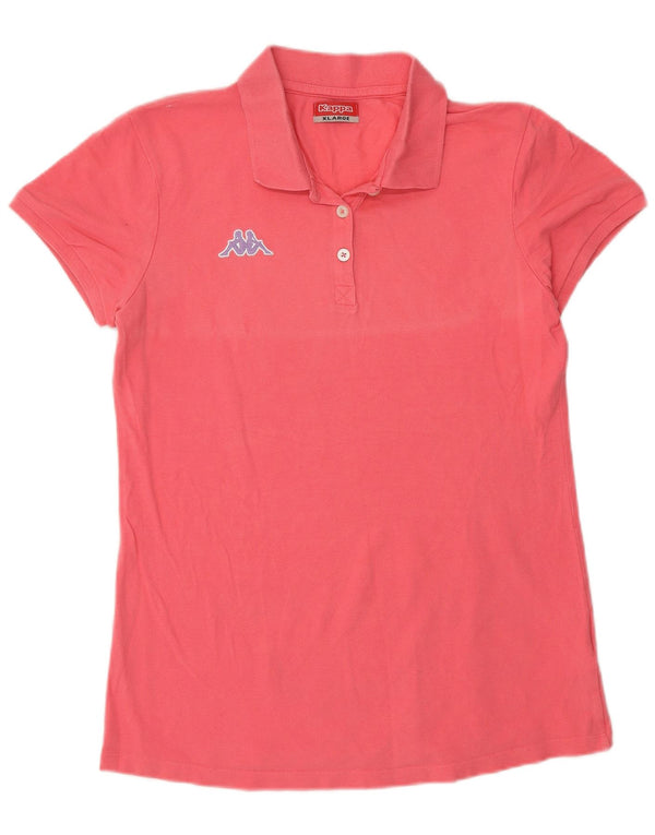 Kappa ženska polo majica UK 18 XL, ružičasti pamuk