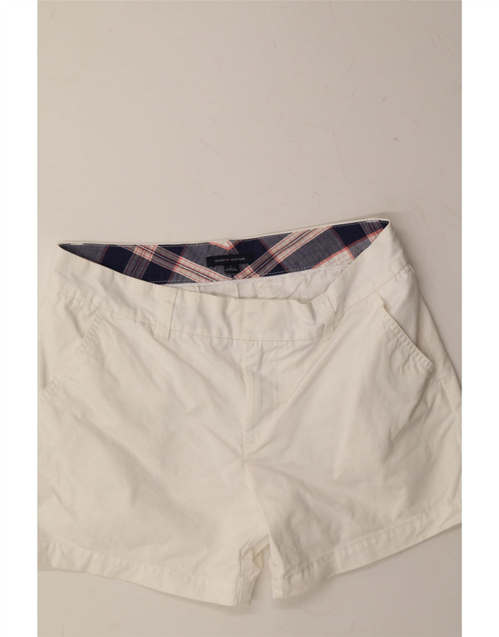 TOMMY HILFIGER Womens Chino Shorts US 6 Medium W30  White Cotton Vintage Tommy Hilfiger and Second-Hand Tommy Hilfiger from Messina Hembry 
