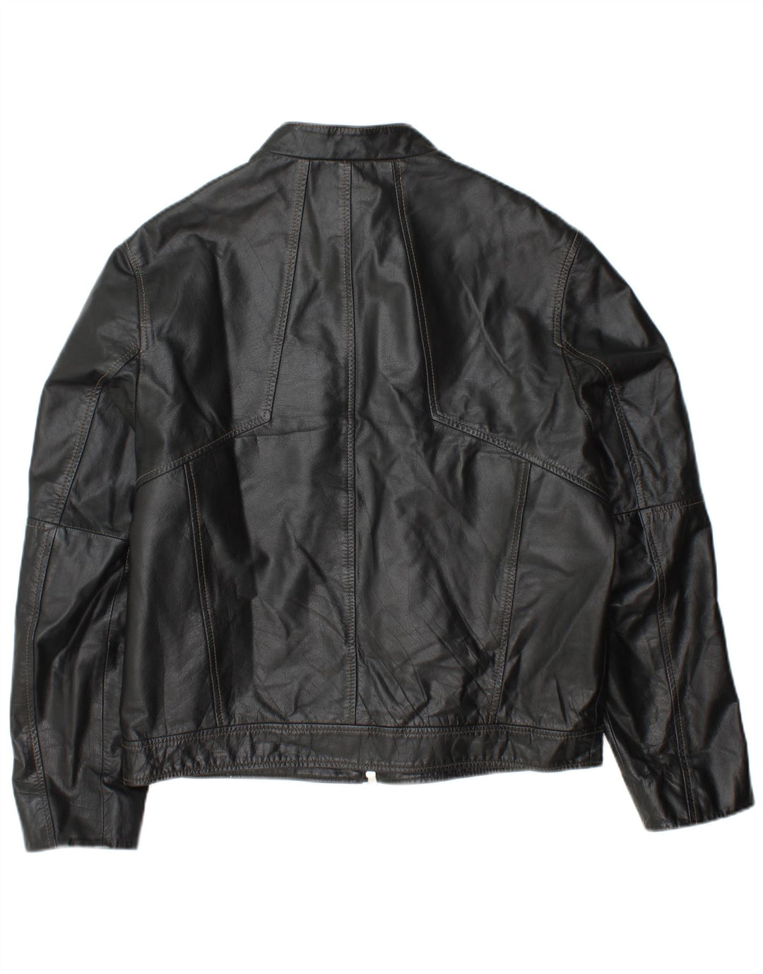 DAVID MAYER Muška kožna jakna UK 38 Srednja crna koža