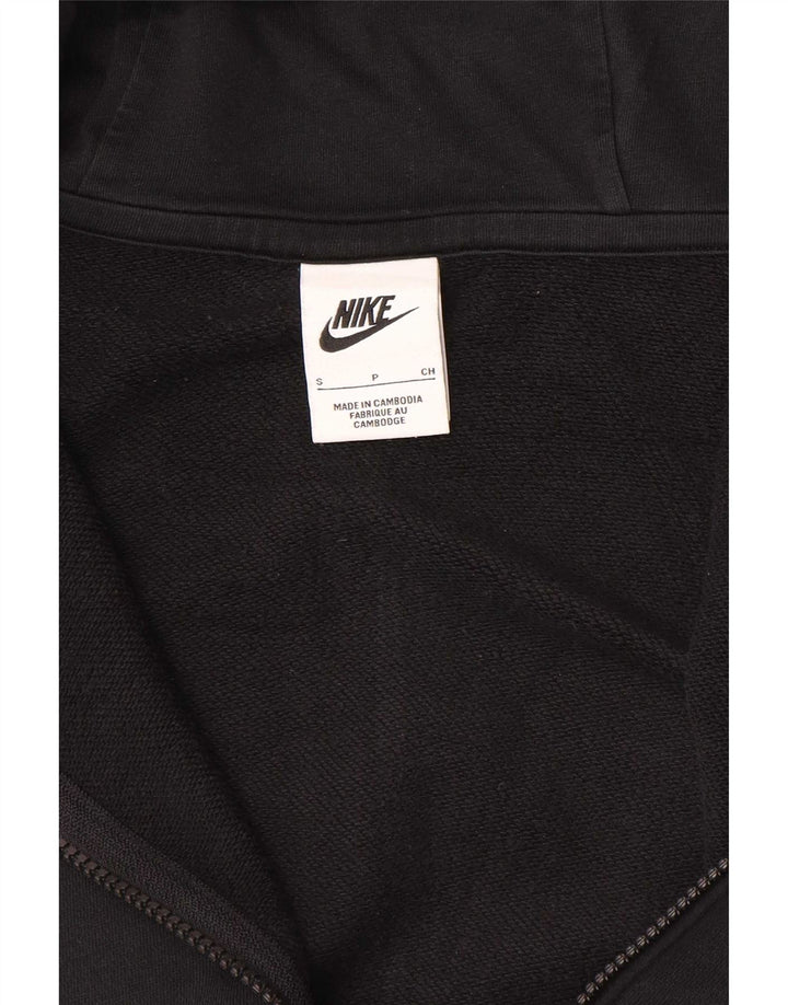 Nike veliki ženski pulover s kapuljačom s patentnim zatvaračem UK 10 mali crni