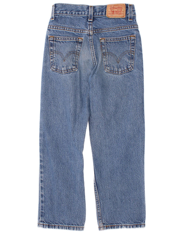 Levi's Boys 550 ravne traperice opuštenog kroja 6-7 godina W22 L21 plavi pamuk