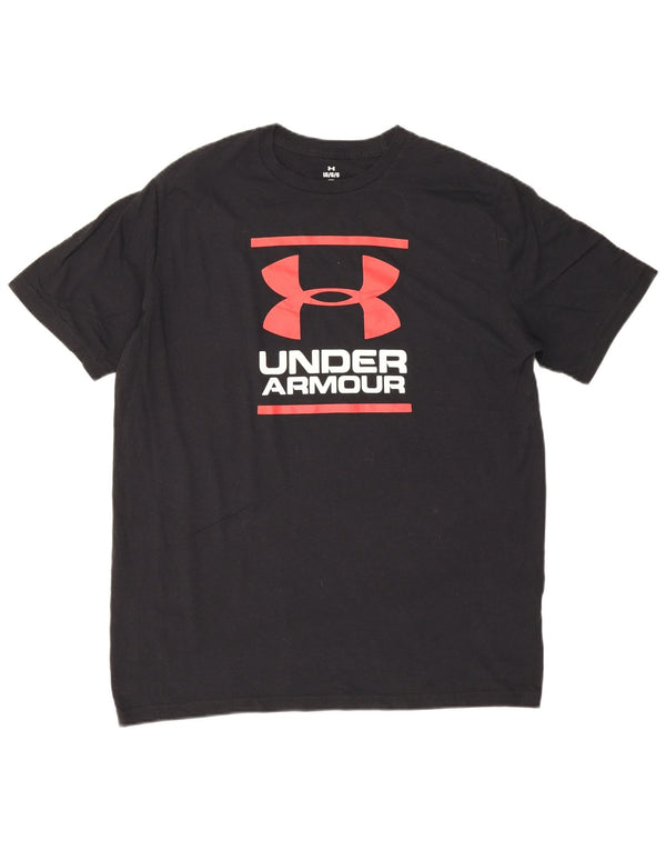 Under Armour muška majica s grafičkim motivima, veliki crni pamuk