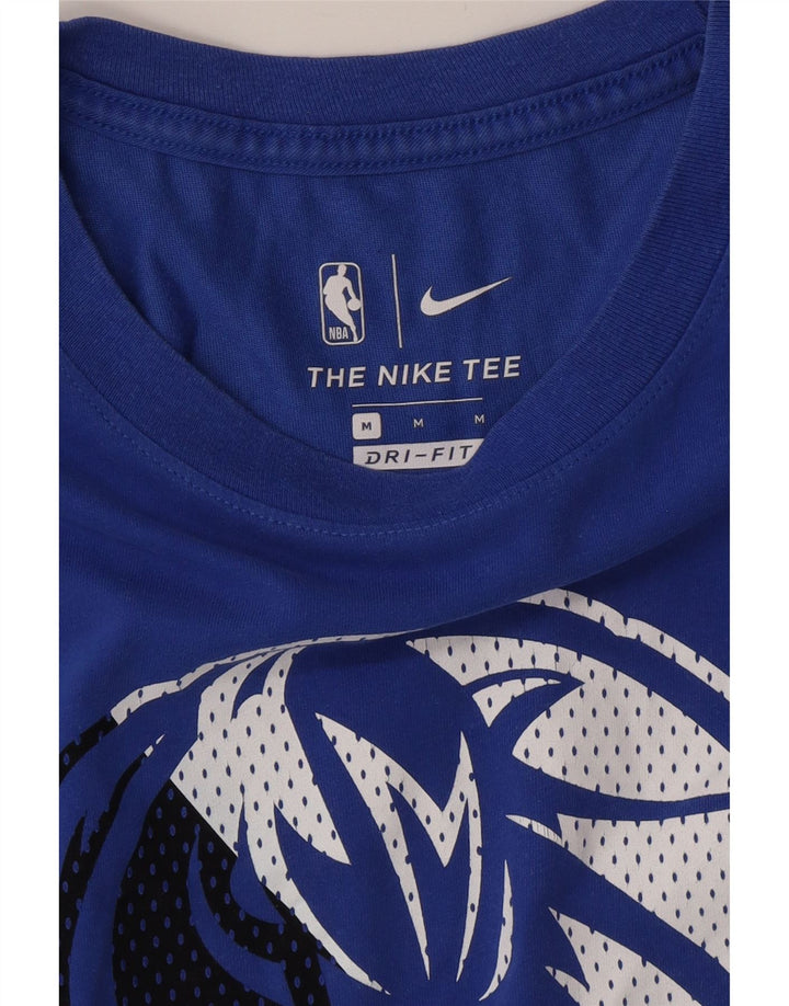 NIKE muška majica kratkih rukava Dallas Mavericks Graphic, srednje plava