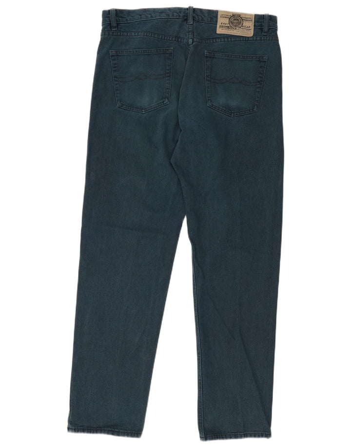JINGLERS Mens Straight Jeans W36 L32 Blue Cotton