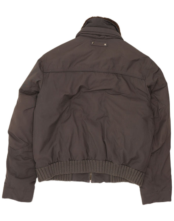 P&P People Mens Bomber Jacket IT 50 Large Grey Polyester