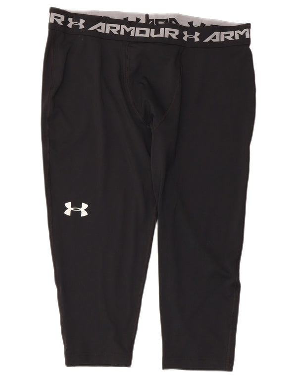 Under Armour muške Graphic Capri tajice 2XL crni poliester