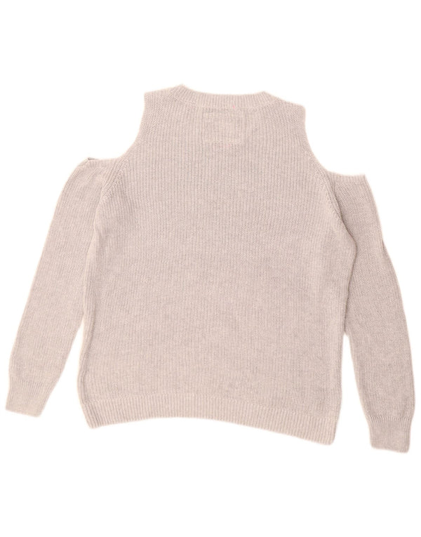 SUPERDRY ženski džemper s veznim izrezom UK 14 srednje siva