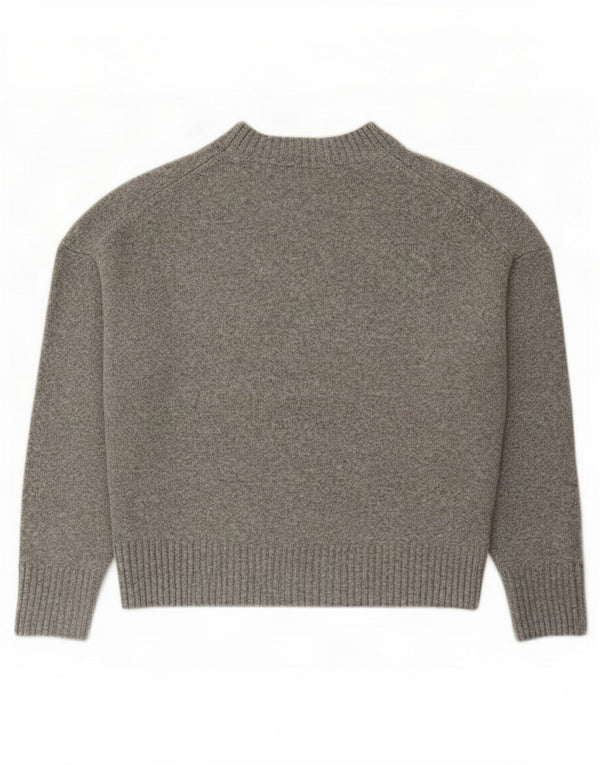 Zara ženski pulover s okruglim izrezom UK 10 Small Gray