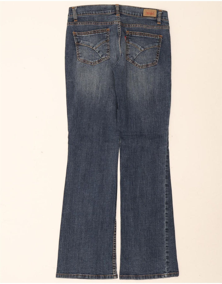 Levi's ženske lepršave traperice US 7 srednje W30 L31 plavi pamuk