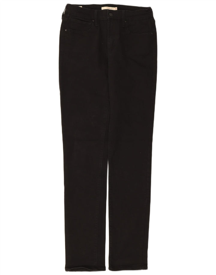 Levi's ženske 710 uske traperice W30 L34 crni pamuk