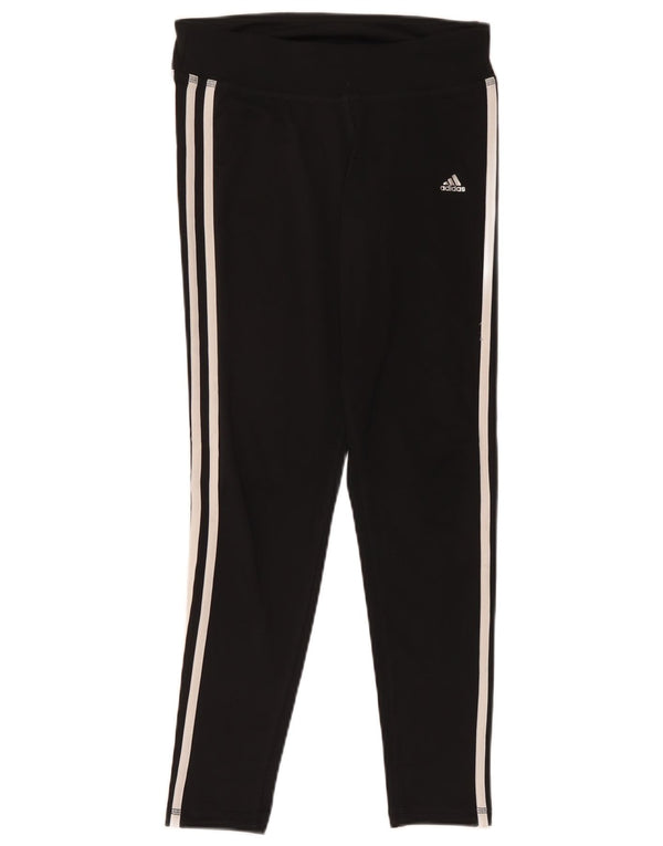 Adidas ženske tajice UK 8/10 male crne poliesterske