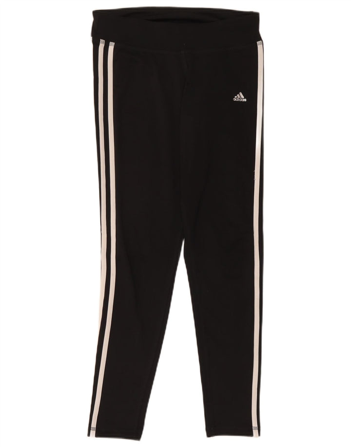 Adidas ženske tajice UK 8/10 male crne poliesterske