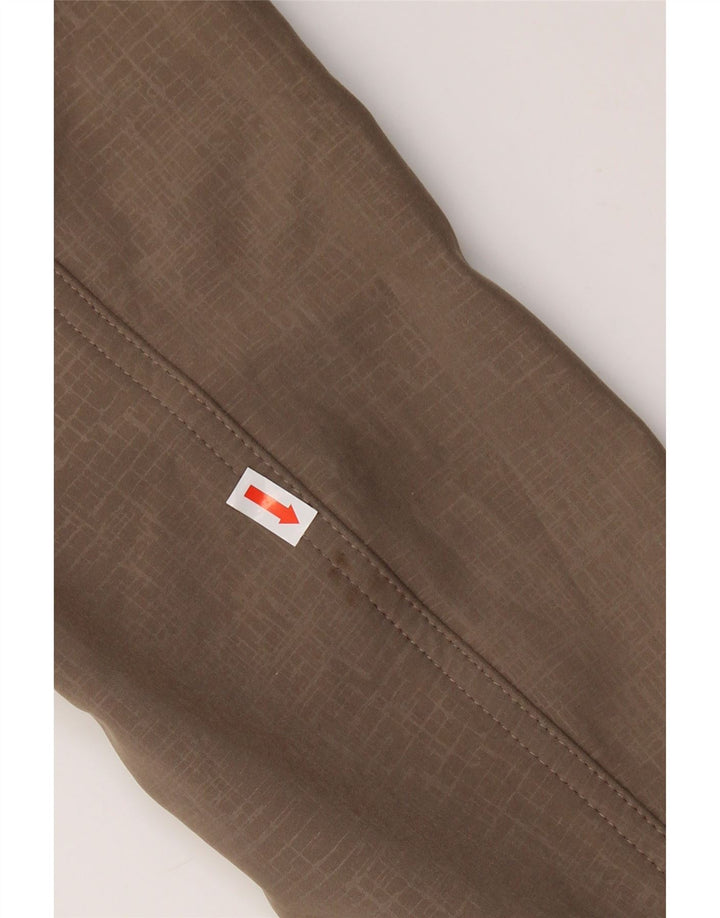 EDDIE BAUER Ženska vjetrovka s kapuljačom UK 16 Veliki bež poliester