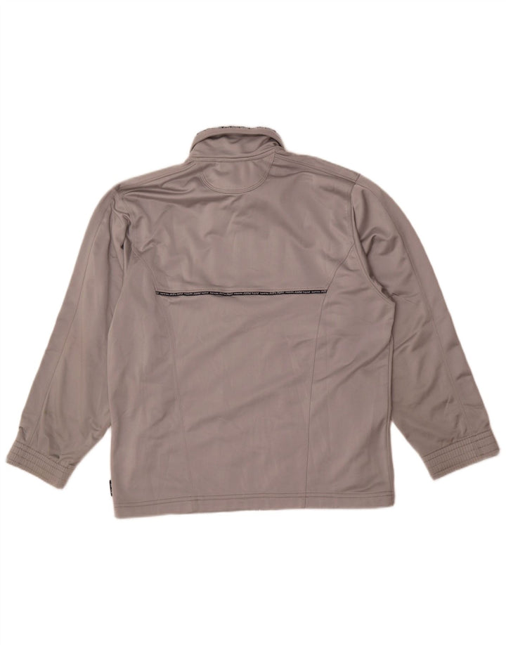 Lotto ženska gornja jakna trenirke UK 12 srednje sivi poliester