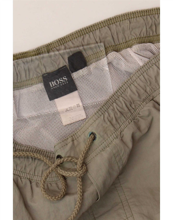 Hugo Boss muške kratke kupaće hlače velike zelene najlonske boje
