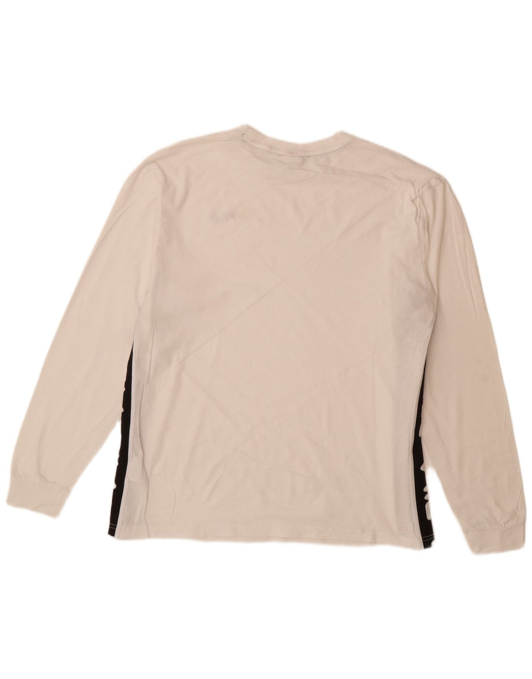 FILA muška majica dugih rukava s grafikama, veliki bijeli pamuk u boji