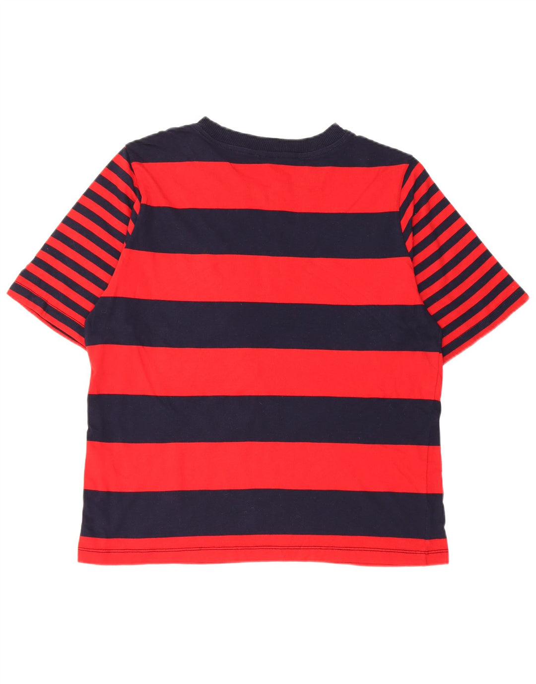 BENETTON Muška majica kratkih rukava Srednji tamnoplavi pamuk na pruge