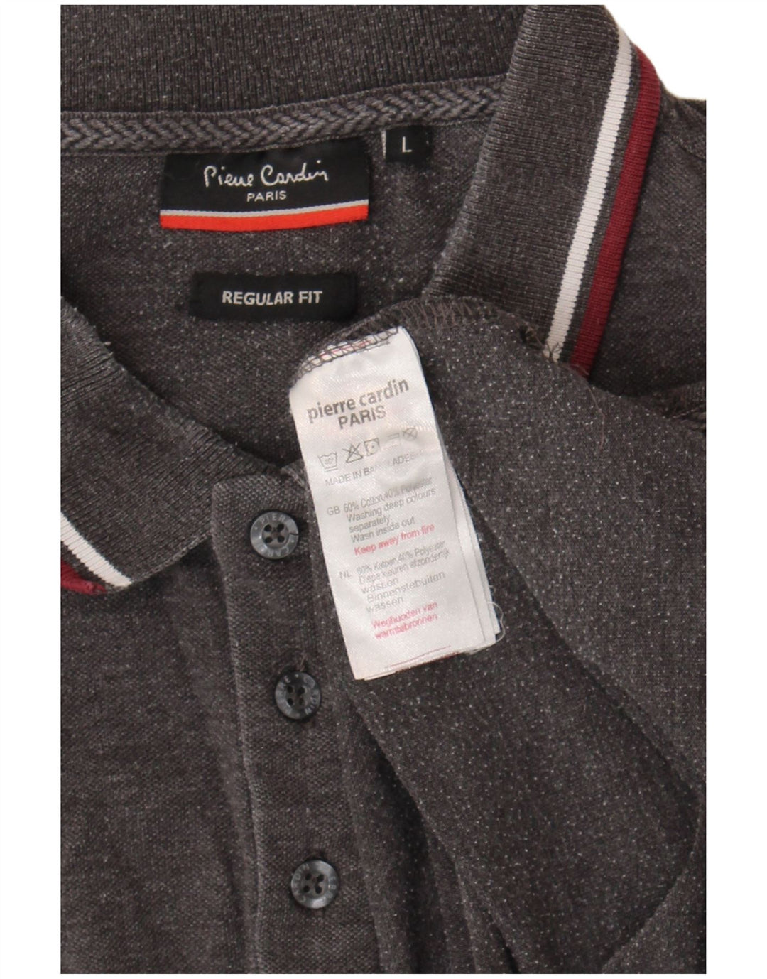 Pierre Cardin muška polo majica standardnog kroja, veliki sivi pamuk