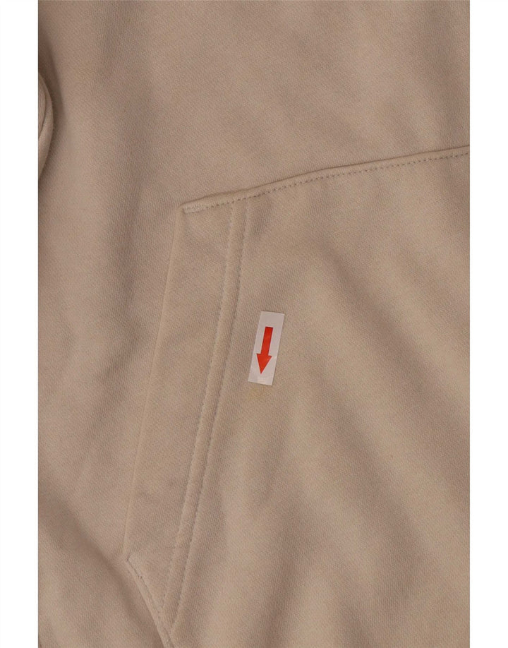 Nike Muška majica s kapuljačom Mala bež pamučna