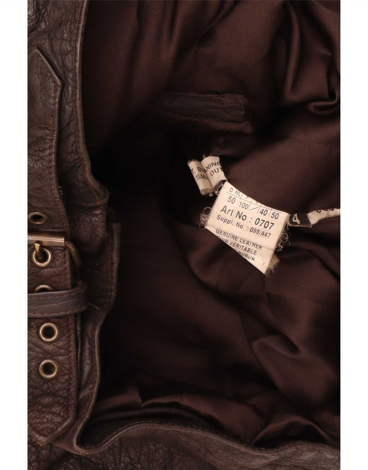 Vintage muška kožna jakna IT 50 Large Brown