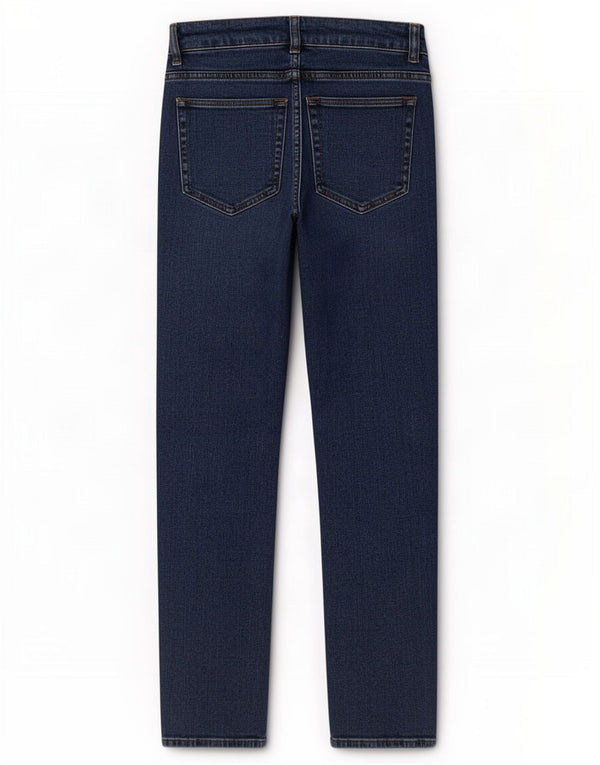 White Stuff Womens Straight Jeans UK 8 Small W26 L27 Navy Blue Cotton