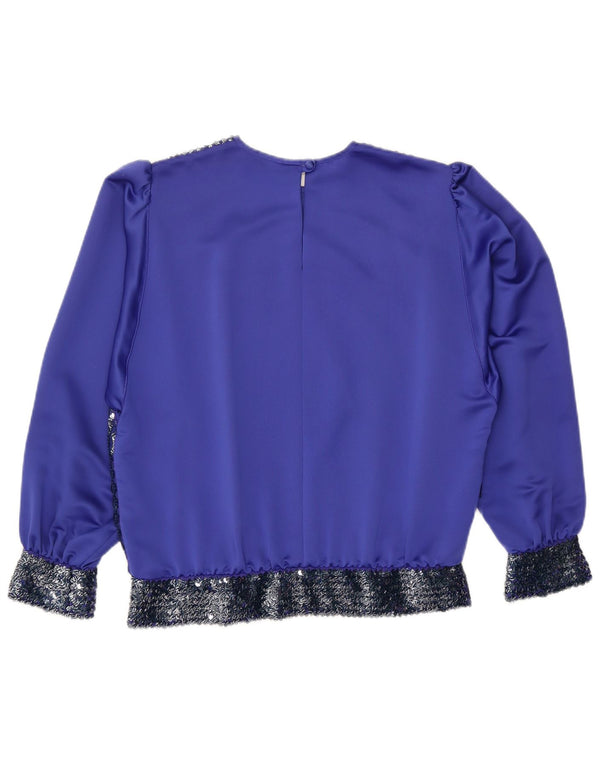 ARA ženski gornji dio bluze dugih rukava EU 44 XL plavi poliester