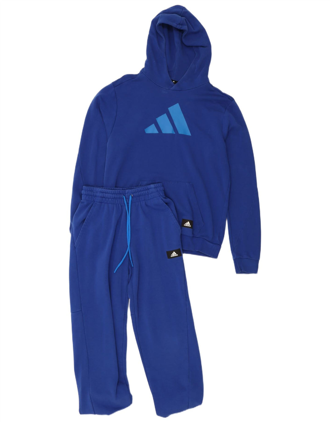 Adidas muška trenirka s grafičkim detaljima, mala plava pamučna