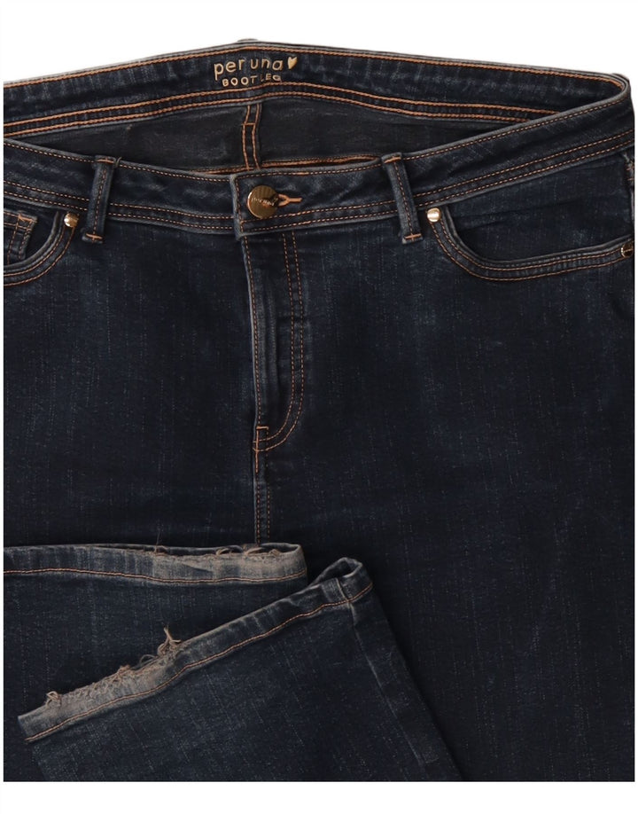 Marks & Spencer ženske Per Una Bootcut traperice W36 L31 tamnoplave