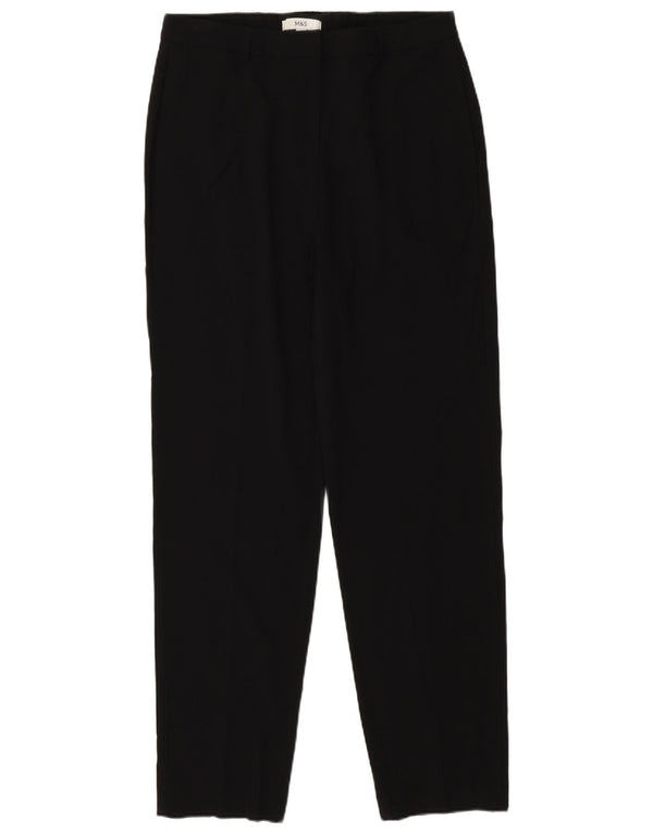 Marks & Spencer ženske sužene chino hlače UK 14 velike W32 L32 crne