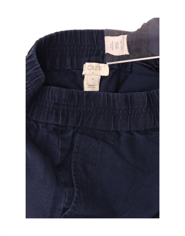 J. CREW Womens Chino Shorts US 8 Medium W30 Navy Blue Cotton Vintage J. Crew and Second-Hand J. Crew from Messina Hembry 