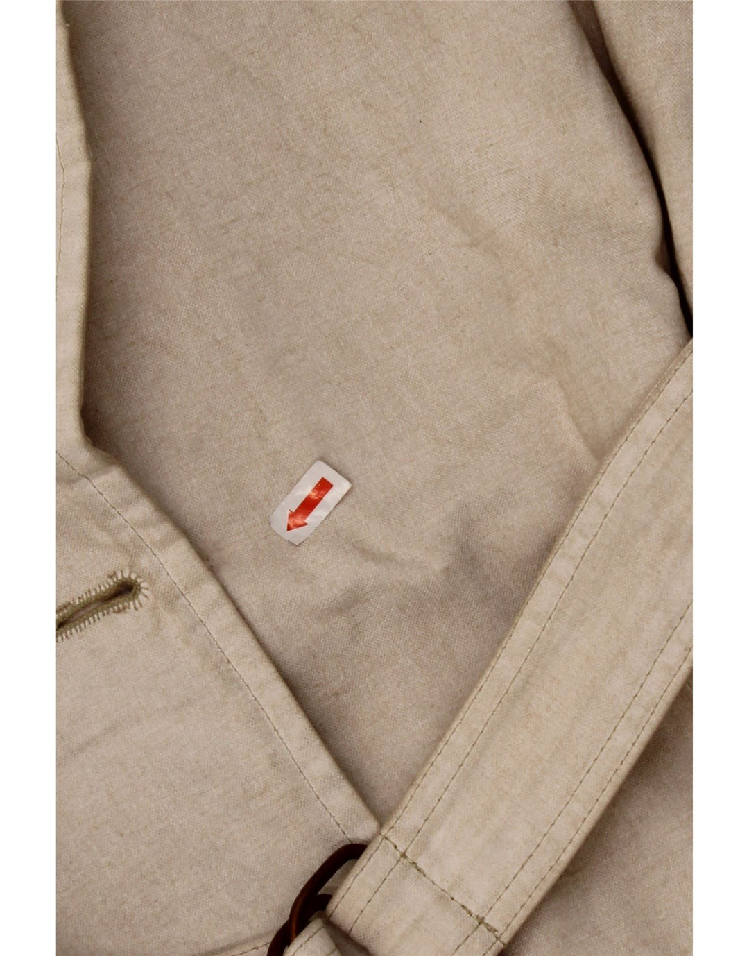 MURPHY & NYE ženski kaput s dvorednim kopčanjem UK 14 srednje bež pamuk