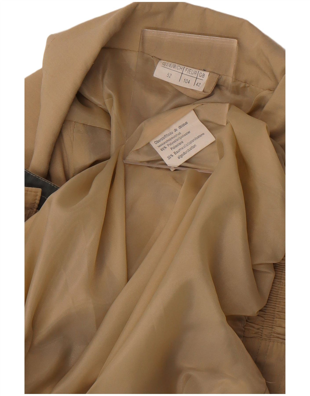 Vintage muška bomber jakna UK 42 XL kaki poliester