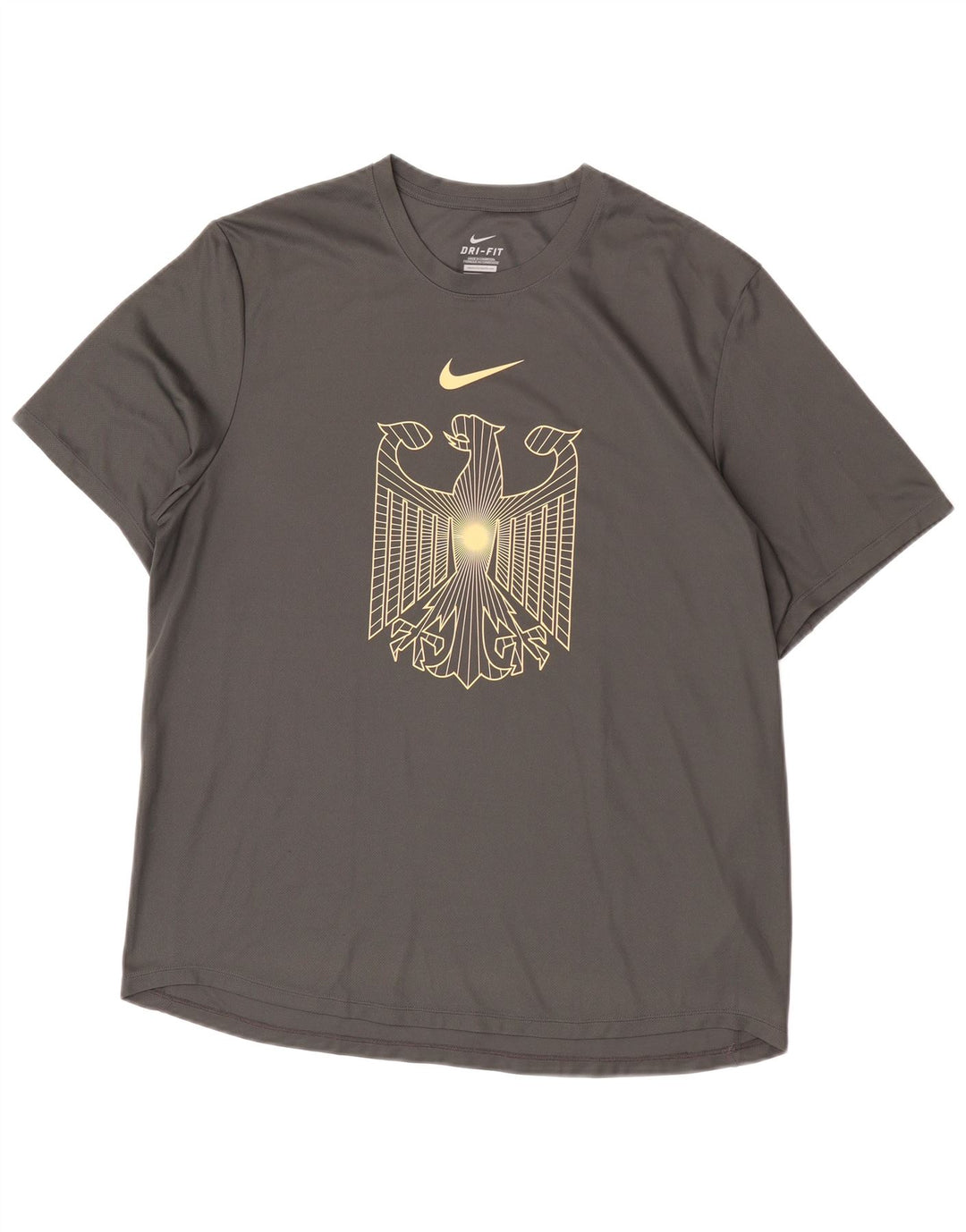 Nike Dri Fit majica kratkih rukava velika siva poliesterska majica