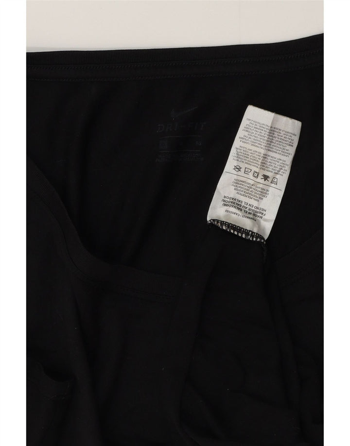 Nike Ženska Dri Fit majica kratkih rukava UK 18 XL crni poliester