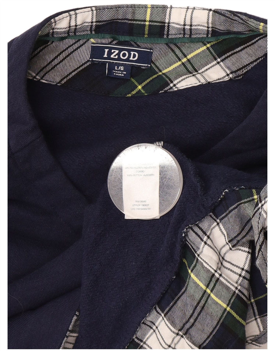 Izod ženska majica s kratkim rukavima UK 16 Veliki tamnoplavi pamuk