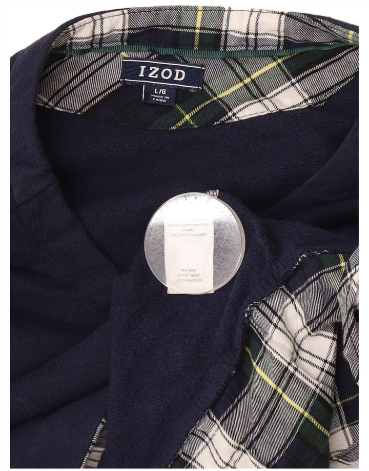 Izod ženska majica s kratkim rukavima UK 16 Veliki tamnoplavi pamuk