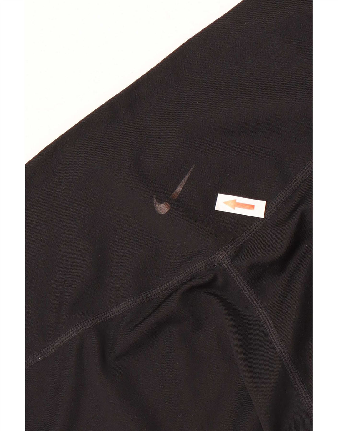 Nike Ženske Dri Fit Graphic Leggings UK 14 Veliki crni poliester