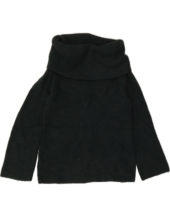 H&M Womens Roll Neck Jumper Sweater UK 10 Small Green Polyester Vintage H&M and Second-Hand H&M from Messina Hembry 