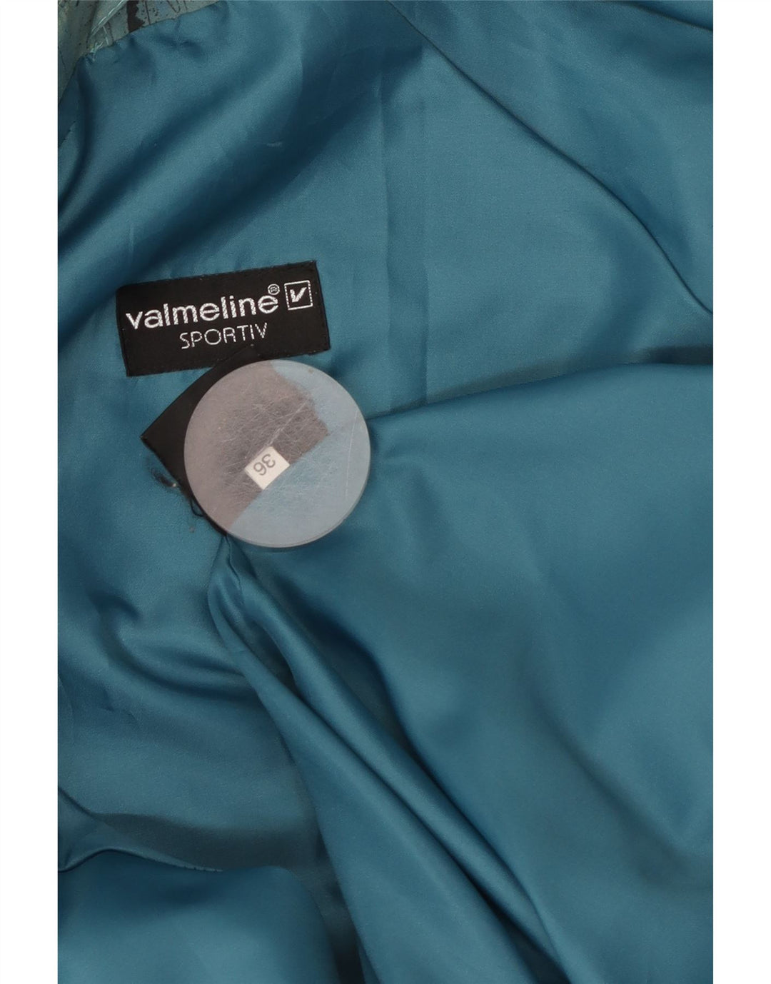 VALMELINE Ženski preveliki kaput EU 36 Small Blue Colourblock