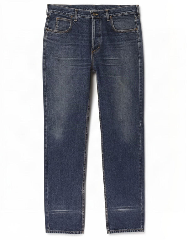 Lee Mens Chicago Straight Jeans W38 L36 Plavi pamuk