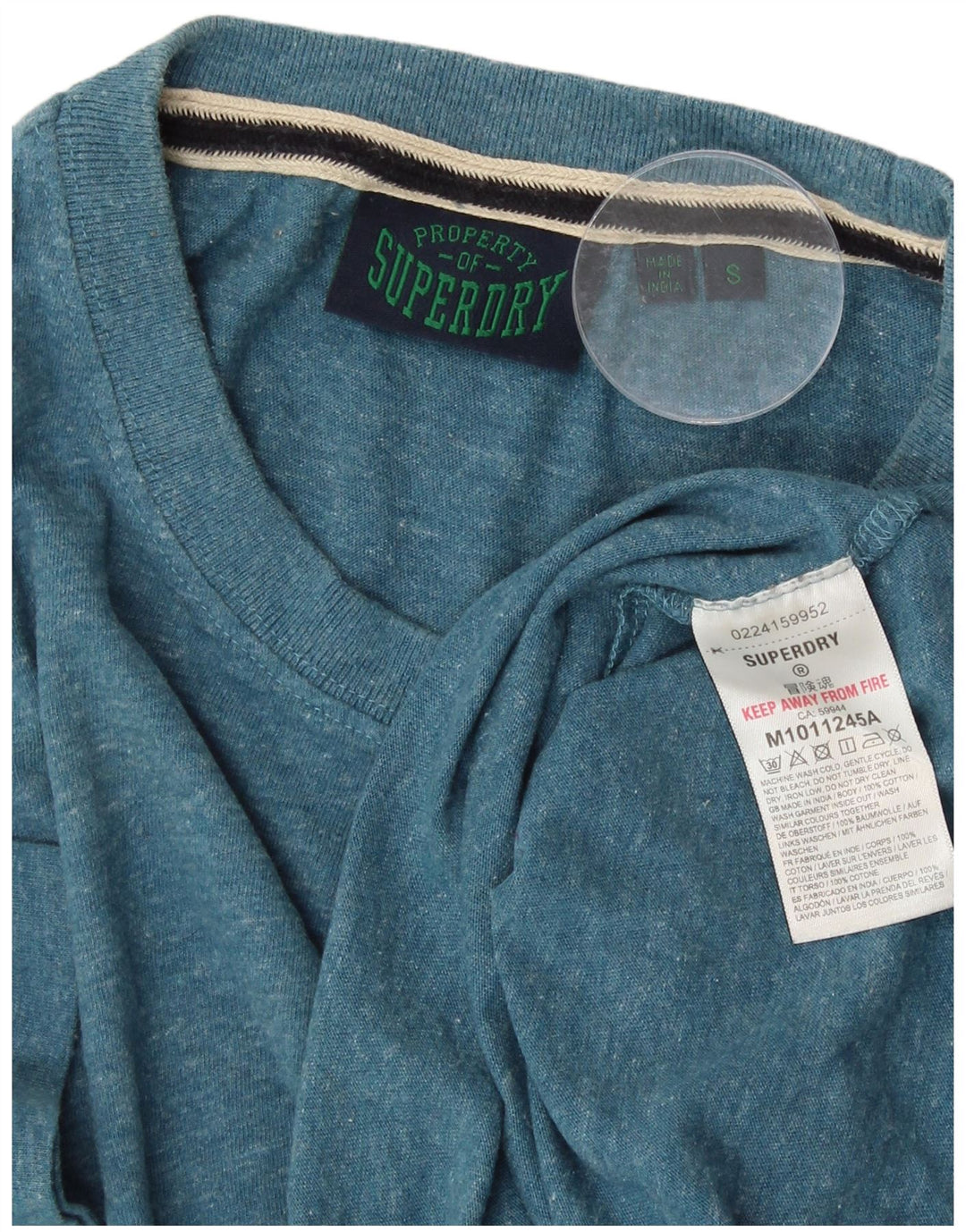 SUPERDRY muška majica kratkih rukava Mali plavi flekasti pamuk