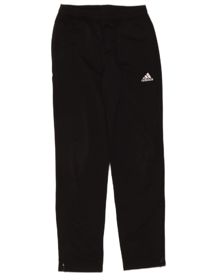Adidas Hlače za trenirku za dječake 11-12 godina crne poliesterske