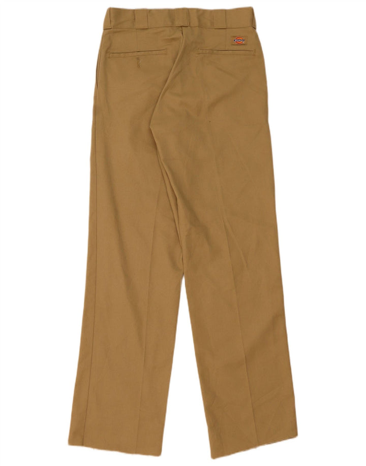 Dickies muške ravne chino hlače W30 L32 smeđi poliester