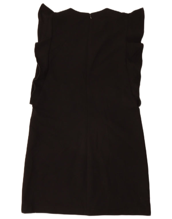 ZARA ženska plašt haljina bez rukava UK 12 srednje crna